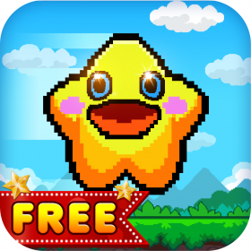 couverture jeu vidéo Flappy Star Smash Free - Smashing the Most Cuddly Fun Star Friends