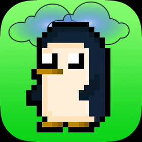 couverture jeu vidéo Flappy Super Penguin - A tiny frozen bird adventure
