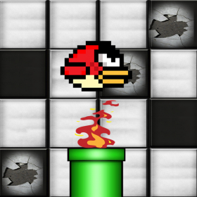 couverture jeu vidéo Flappy Tap Tiles - Step On The Black Tile To Fly