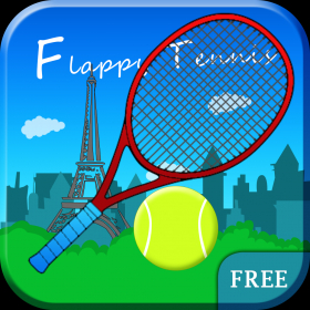 couverture jeu vidéo Flappy Tennis Free - Paris Edition