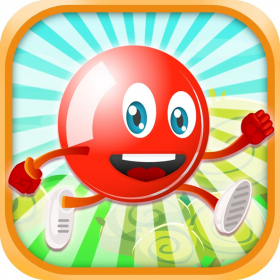 couverture jeu vidéo Flick Red Ball Bloons - Kick the Frozen Bubble Snowflake