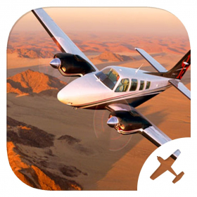 couverture jeu vidéo Flight Simulator (Baron 58 Edition) - Airplane Pilot and Learn to Fly Sim