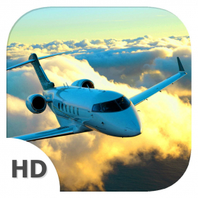 couverture jeu vidéo Flight Simulator (Private Jet Edition) - Become Airplane Pilot