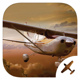couverture jeu vidéo Flight Simulator (Sports Racer Edition) - Airplane Pilot & Learn to Fly Sim