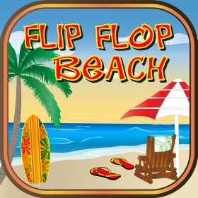 couverture jeu vidéo Flip Flop Beach: Stay Away from the Sand Coordination Game. Its Hot!