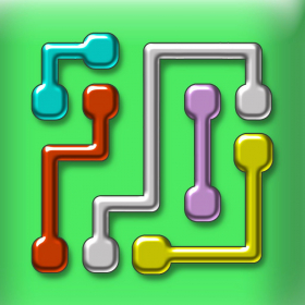 couverture jeu vidéo Flow Dots Line - Point Blank Adventures - Unblock with bridges - By New Free Games