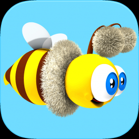 couverture jeu vidéo Fluffy Bee Fly - Endless Fun Flyer Adventure Race