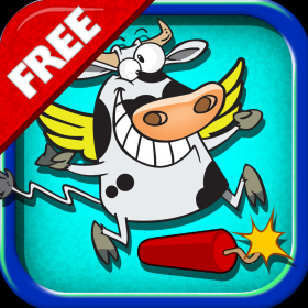 couverture jeu vidéo Flying Cows: Cow With No Fear