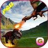 couverture jeu vidéo Flying Dragon Warrior Attack Pro – Monster vs Dinosaur Fighting Simulator