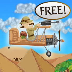 couverture jeu vidéo Flying Egyptian Plane Gun Shooter: Prince Of Aztec Ancient Egypt HD, Free Kids Game