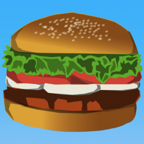 couverture jeu vidéo Flying Hamburger