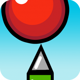 couverture jeu vidéo Flying Red Bouncing Ball- Wrecking Spikes