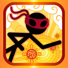 couverture jeu vidéo Flying Stickman Ninja - Cool Asian Hero