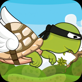 couverture jeu vidéo Flying Turtle - Tip Tap Tortoise Escape Mania