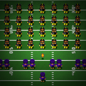 couverture jeu vidéo Football Invaders