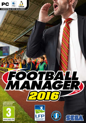 couverture jeu vidéo Football Manager 2016