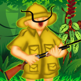 couverture jeu vidéo Forest Safari Tiger Hunting - The funny Hunter saving cute animals - Free Edition