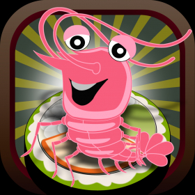 couverture jeu vidéo Fuite des sushis à la crevette - un jeu de puzzle amusant pour les enfants gratuitement