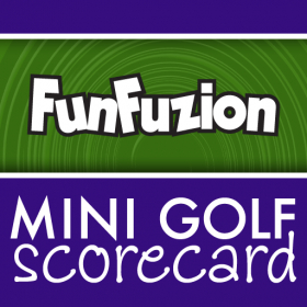 couverture jeu vidéo Fun Fuzion Mini Golf Score Card