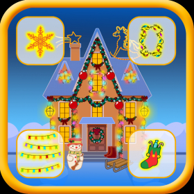 couverture jeu vidéo Fun House de Noël S'habiller jeu Pro - Application Safe Kids - Aucun Annonces
