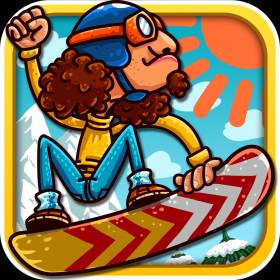 couverture jeu vidéo Fun Snowboard Race for iPhone - Free Multiplayer Game