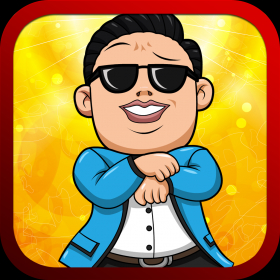 couverture jeu vidéo Gangnam Style de course - Running Gangnam Style