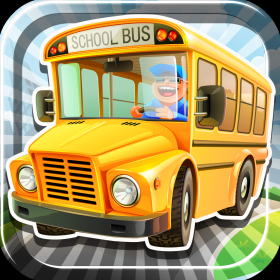 couverture jeu vidéo Garez les bus scolaires en folie pour les enfants - Conduire un test de compétences Mania