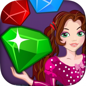 couverture jeu vidéo Gems disjoncteur Puzzle - Déplacer la barre à écraser Bubbles PRO