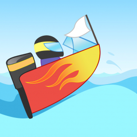 couverture jeu vidéo Génial Bateau À Moteur De Course D'Onde Pro - eau fraîche jeu de course