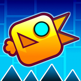 couverture jeu vidéo Geometry Birds - Little Wings Don't Wanna Hit The Tower Spike Tiles