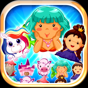 couverture jeu vidéo Girls Mix and Match 3 Play House PRO - A Princess, Pony, Mermaid and Unicorn Party!