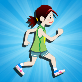 couverture jeu vidéo Girly rue Run Racing - chemin cahoteux Etat Jumper Free Race