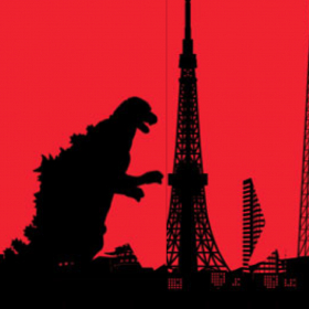 couverture jeu vidéo Godzilla Games - Smash Cities and Don't Step on Water Tile