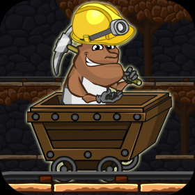 couverture jeu vidéo Gold Miner Jack Rush: Ride the Rail to Escape the Pitfall Pro
