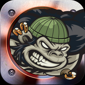 couverture jeu vidéo Gorilla City tournoi PRO - courir, sauter et voler aventure