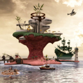 couverture jeu vidéo Gorillaz - Escape to Plastic Beach