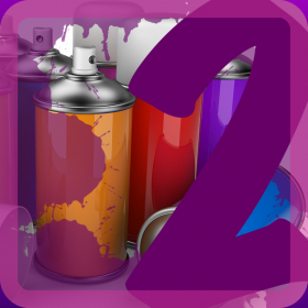 couverture jeu vidéo Graffiti Subway 3D pulvérisation peut jongler Game 2