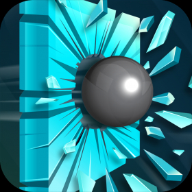 couverture jeu vidéo Gravity Glass Hit: Physics Shattering Marble Corridor Tunnel (Mysterious Sci-Fi Ball-Game) PRO