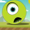 couverture jeu vidéo Green Bouncing Ball - Avoid The Spikes and Escape From The Geometry World