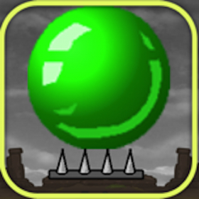 couverture jeu vidéo Green Bouncing Ball Spikes!