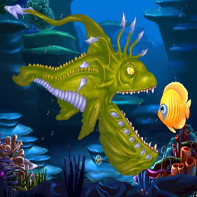 couverture jeu vidéo gros poissons mangent les petits Free