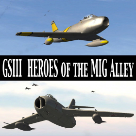 couverture jeu vidéo GSIII - Combat Flight Simulator - Heroes of the MIG Alley - BETA
