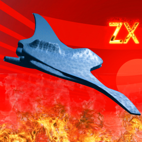 couverture jeu vidéo Guerre extra-terrestre ZX : Invasion de star des bombardiers prédateur de galaxies