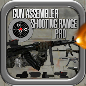 couverture jeu vidéo Gun Assembler 3D Pro - Ultimate Shooting Range, armes à feu assembleur 3D pro tir ultime