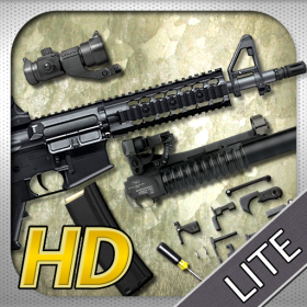 couverture jeu vidéo Gun Builder HD Lite - Assault Rifles,Machine Guns,Handguns,Shotguns,Sniper