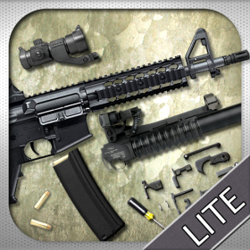 couverture jeu vidéo Gun Builder Lite - Assault Rifles,Machine Guns,Handguns,Shotguns,Sniper,Pistols