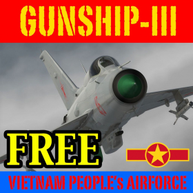 couverture jeu vidéo Gunship III - Combat Flight Simulator - Vietnam People's Airforce - FREE