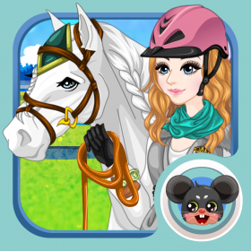 couverture jeu vidéo Habillage Chevau - Jeu d'habillage et jeu de Maquillage pour les enfants qui aimes jeux de chevaux