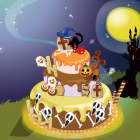 couverture jeu vidéo Halloween-Protect the Cake