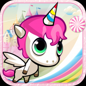 couverture jeu vidéo Happy Unicorn Candy Girl: Sugar Blast Mania Jump